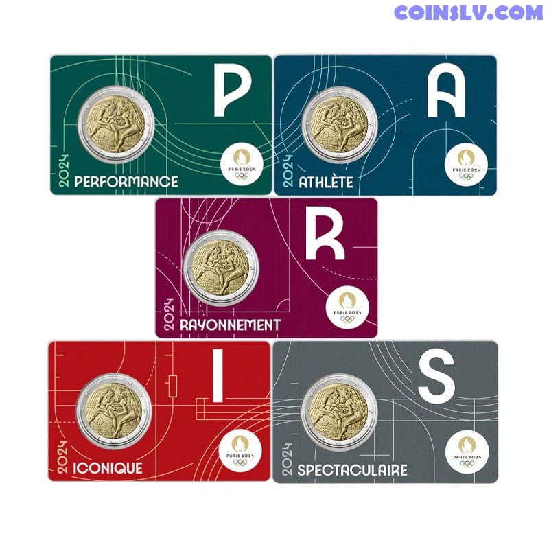 2 Euro France 2024 - Olympic Games Paris 2024 